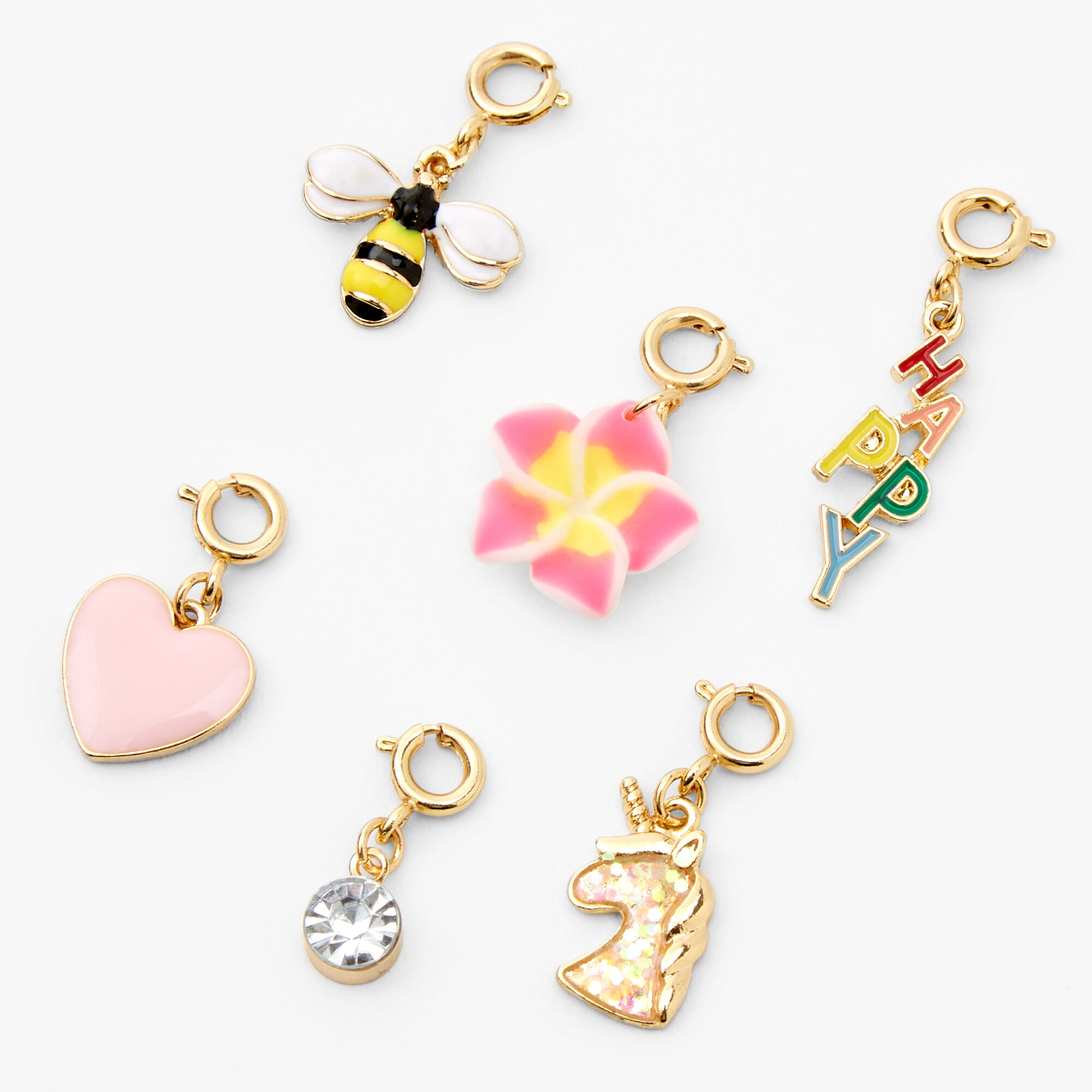 Bracelet à breloques « à faire soi-même » - Couleur dorée,