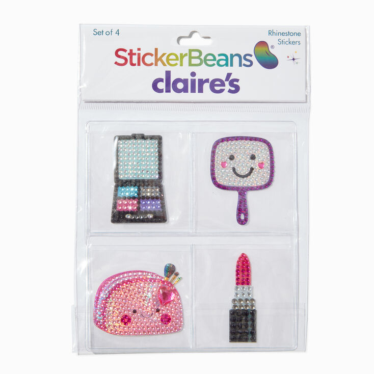 StickerBeans&reg; x Claire&#39;s Makeup Rhinestone Sticker Set - 4 Pack,