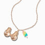 Claire&#39;s Club Pineapple Locket Pendant Necklace,