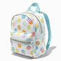Rainbow Happy Face Print Mini Backpack,