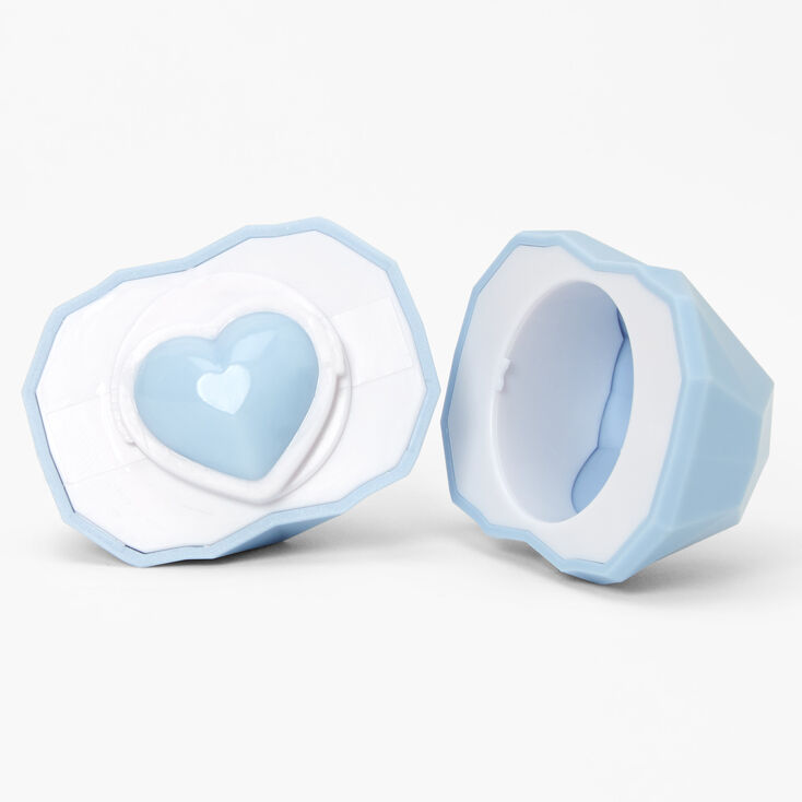 Blue Heart Lip Gloss Pot,