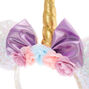 Serre-t&ecirc;te oreilles de Minnie Mouse Disney&copy; avec sequins blancs,