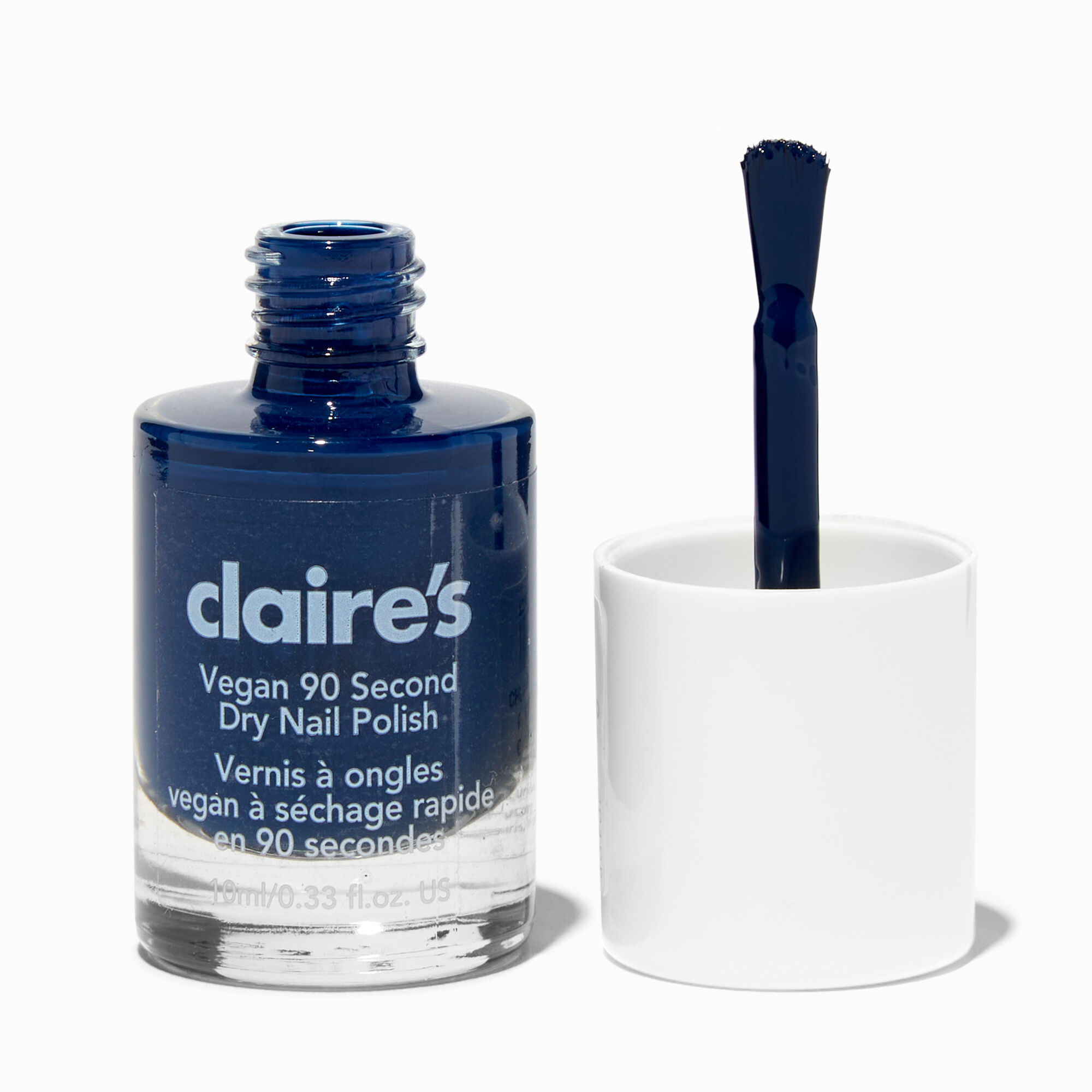 View Claires Vegan 90 Second Dry Nail Polish Denim Dreams information