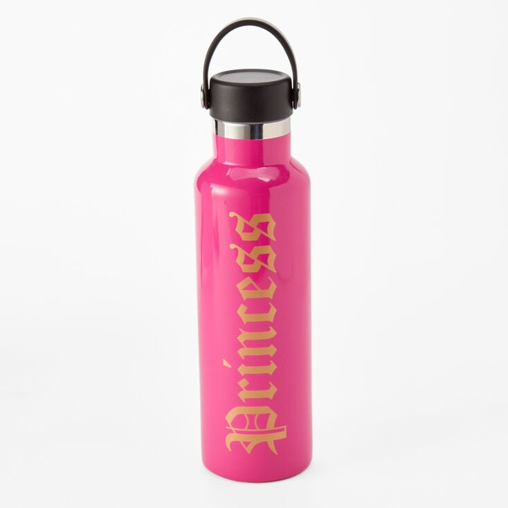 Queen in Training Pink Metal Water Bottle,