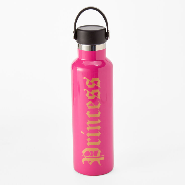 Queen in Training Pink Metal Water Bottle | Claire's US