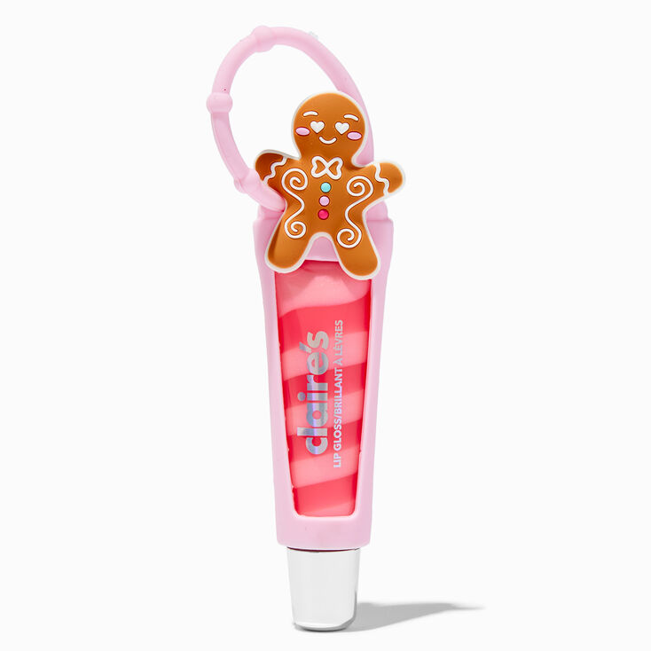 Gingerbread Holder with Swirl Lip Gloss Tube,
