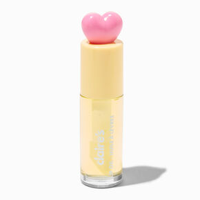 Pink Heart Yellow Lip Oil,