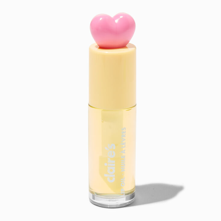 Pink Heart Yellow Lip Oil,