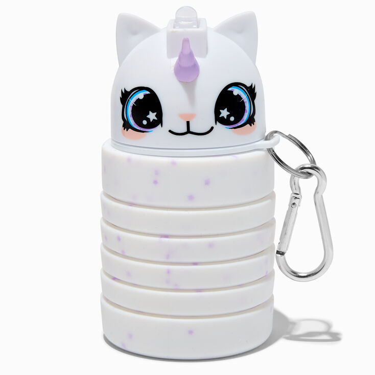 Collapsible Caticorn Water Bottle,