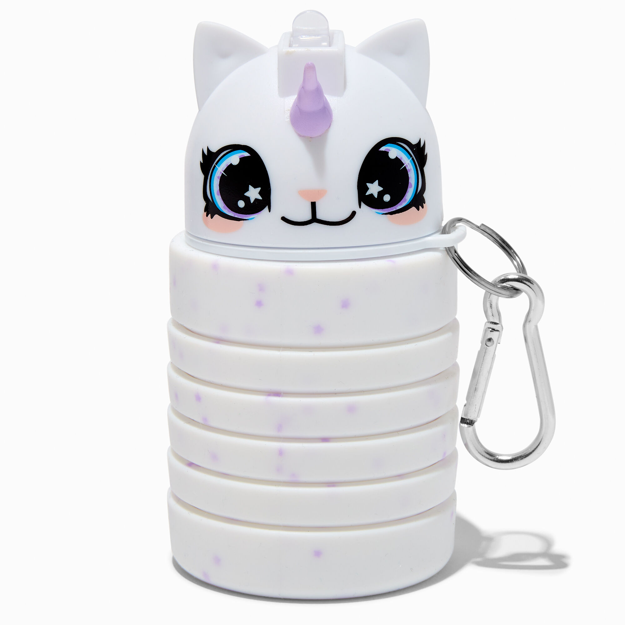 Claire's Gourde chat-licorne rétractable