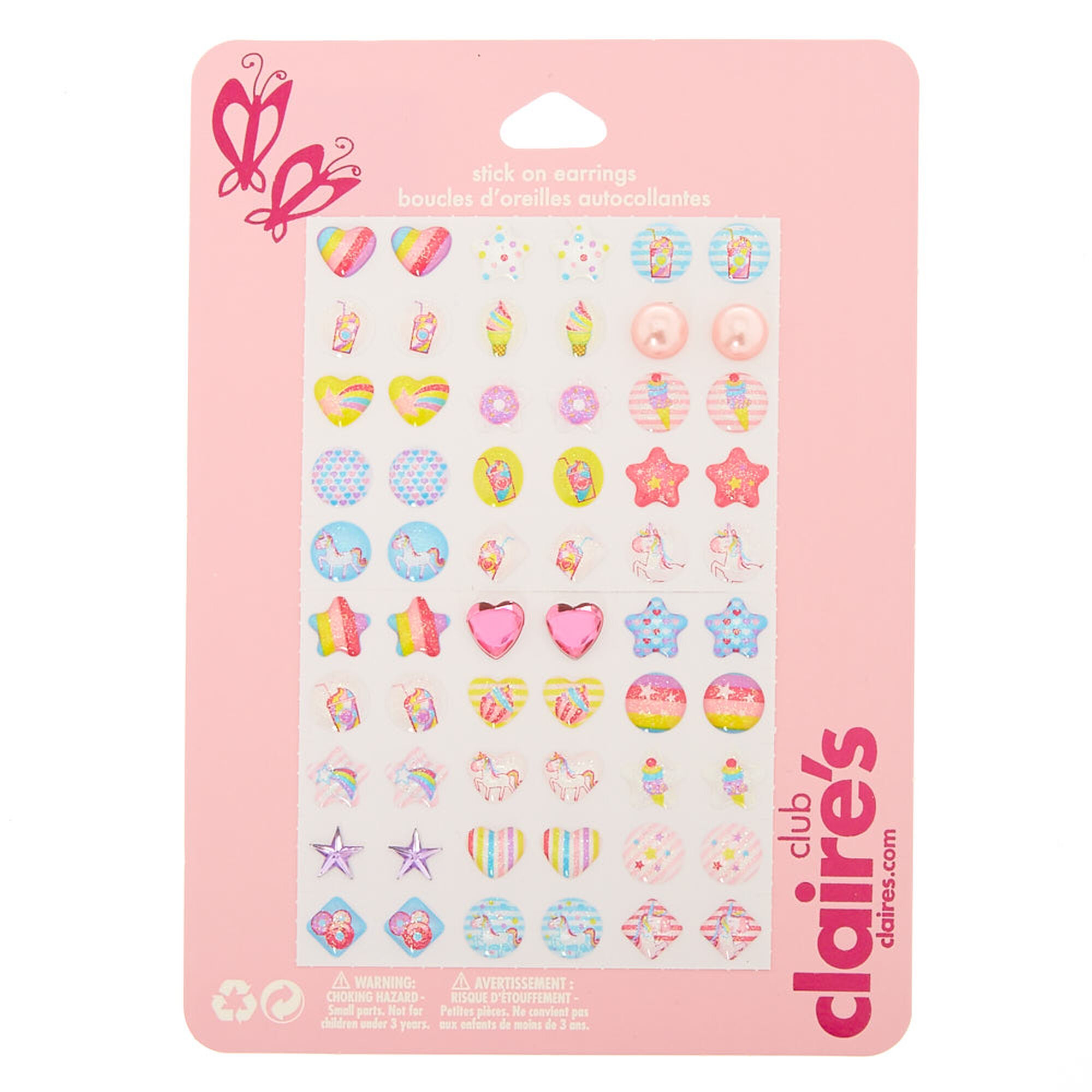 Unicorns and Such' - Stick-On Earrings-CE87503-M