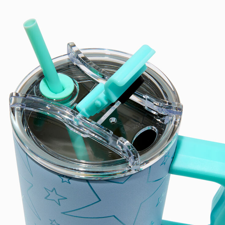 Blue Star Stainless Steel Handled Tumbler,