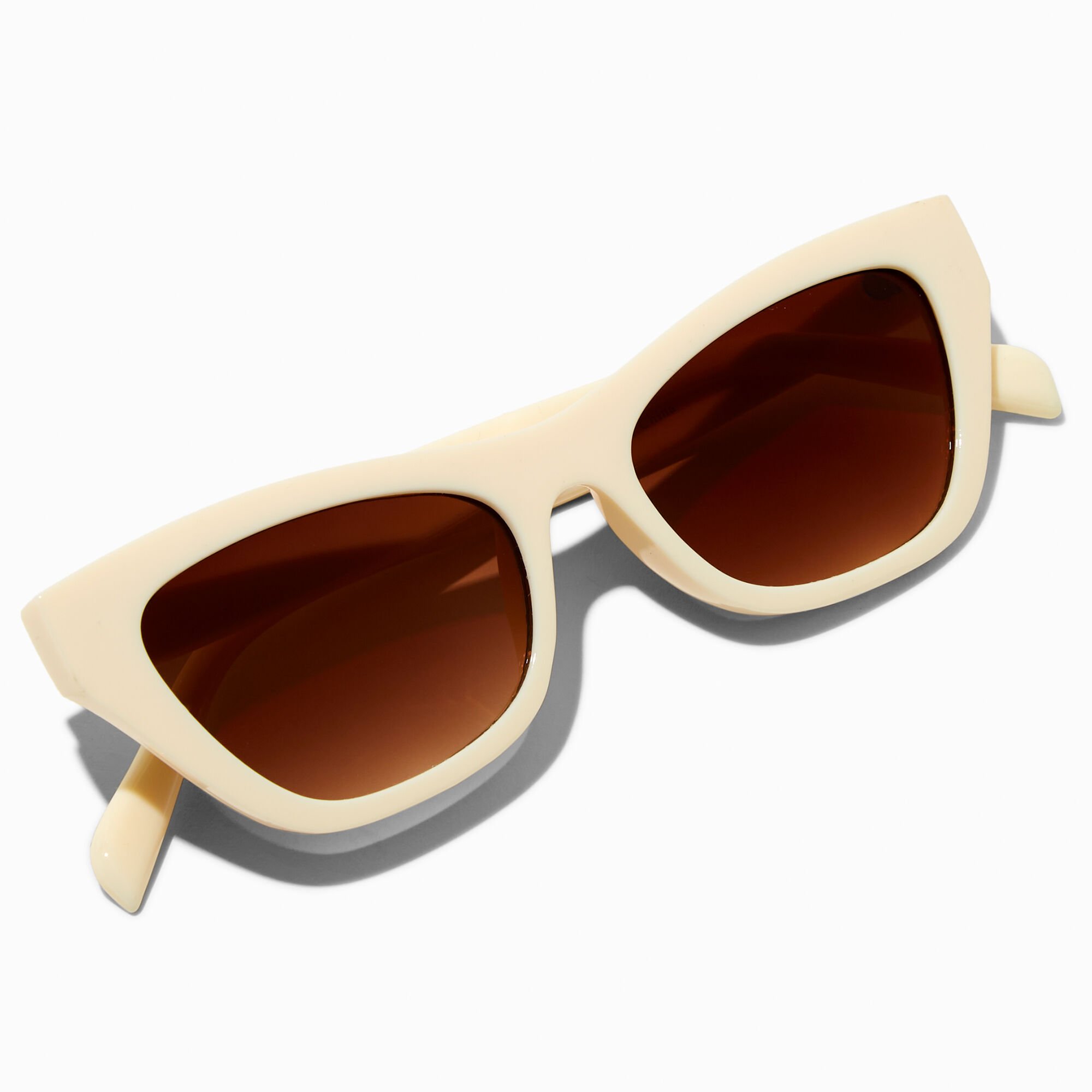 Ivory Cat Eye Sunglasses,