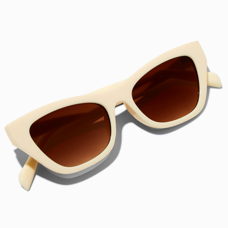 Ivory Cat Eye Sunglasses,
