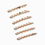 Gold-tone Wavy Hair Pins - 6 Pack,