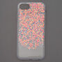 Cascading Holographic Purple Glitter Phone Case - Fits iPhone 6/7/8/SE,