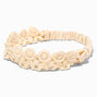 Thin Natural Crochet Headwrap,