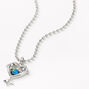 Silver Mood Dolphin Heart Pendant Necklace,