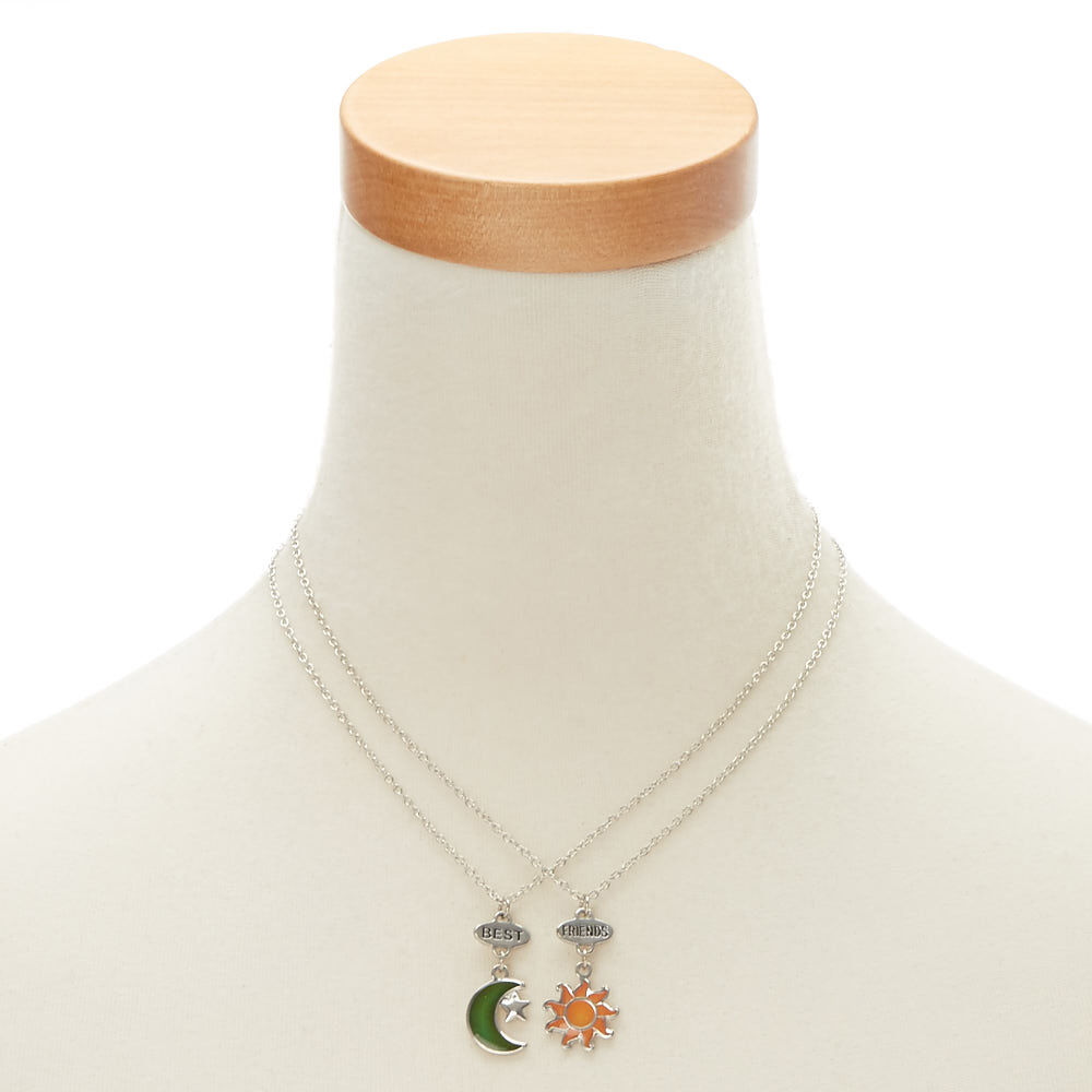 Sun and moon friendship top necklace claire's