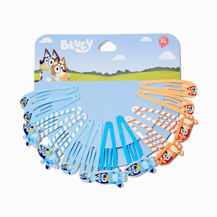 Bluey Snap Hair Clips - 12 Pack,