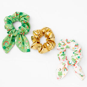 St Patrick&#39;s Day Hair Scrunchies - 3 Pack,