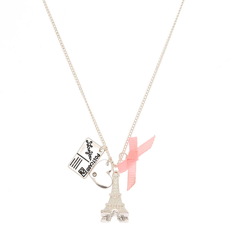 Postcard From Paris Long Pendant Necklace,
