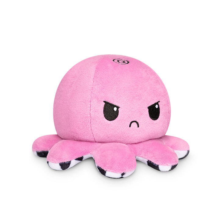 TeeTurtle&trade; Claire&#39;s Exclusive Reversible Plushies Checkered Octopus,