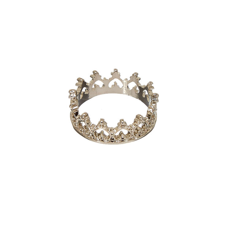 Silver Crown Ring Claire S Us