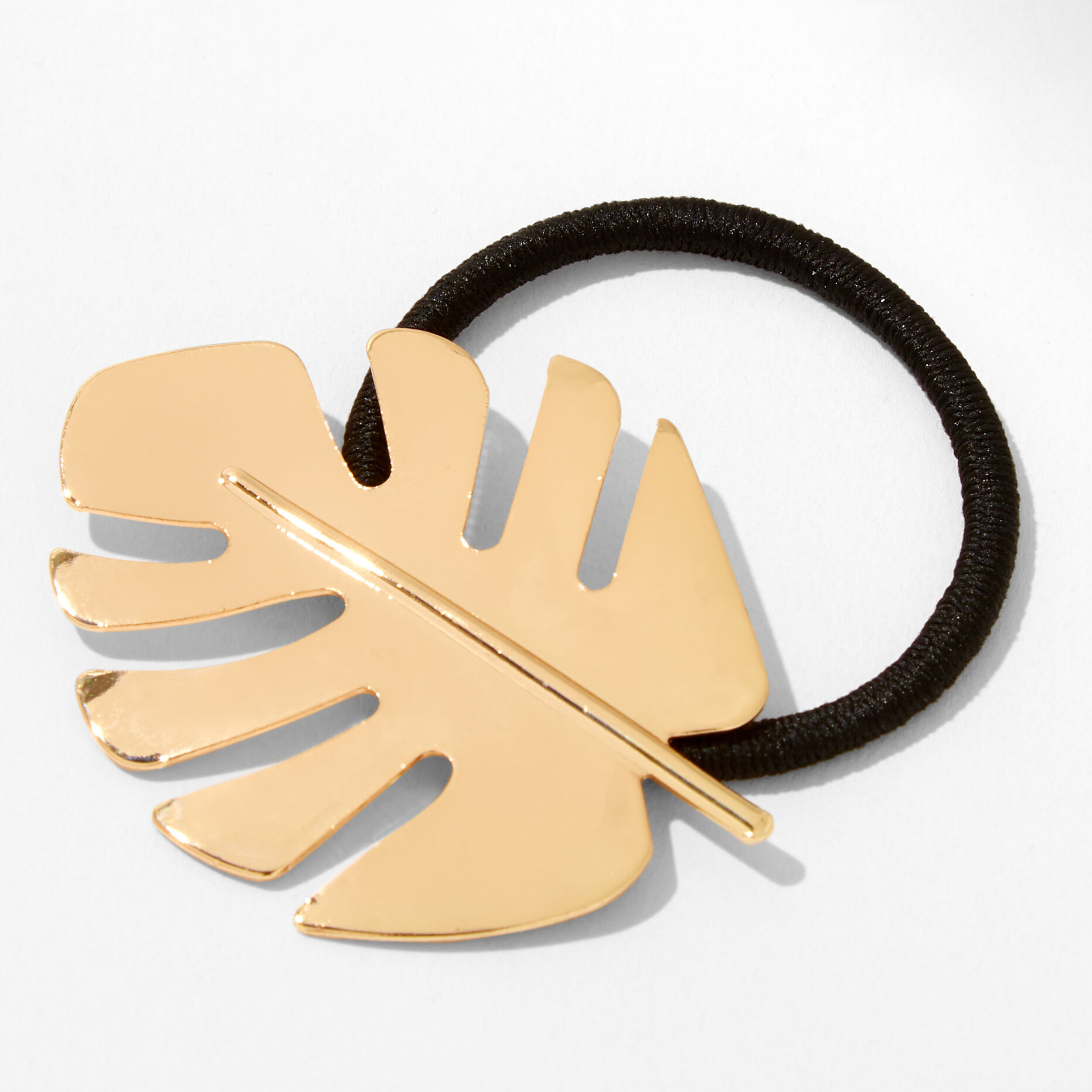 Gold Palm Leaf Hair Tie,