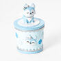 Glitter Husky Trinket Keepsake Box - Blue,