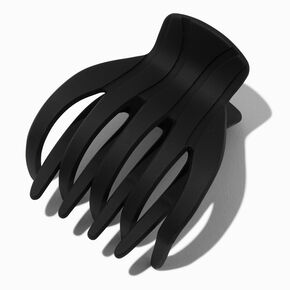 Matte Black Yoga Hair Claw,