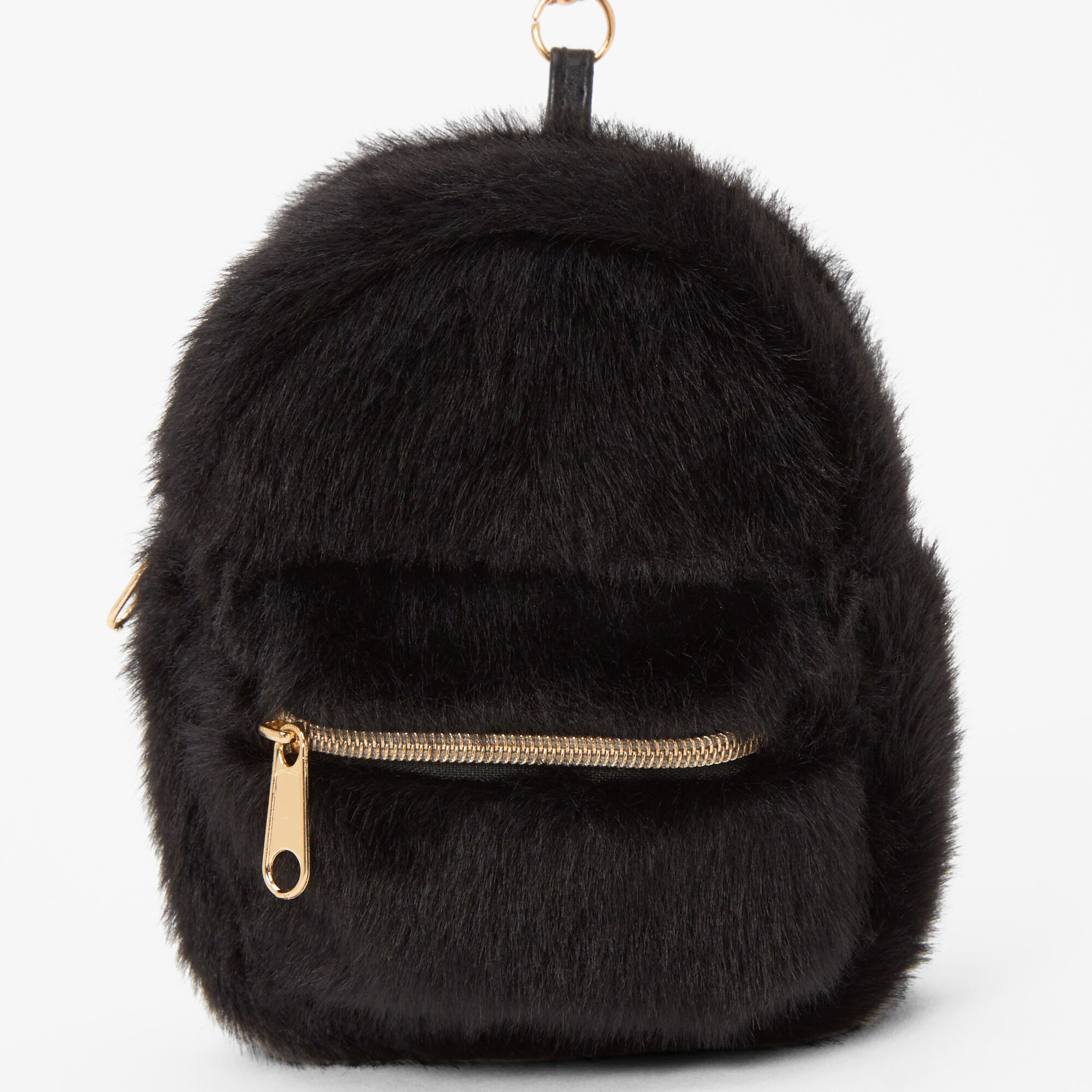 Fuzzy hot sale mini backpack