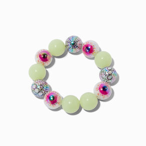 Halloween Glow in the Dark Eyeball Stretch Bracelet,