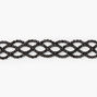 Black Rhinestone Infinity Chain Bracelet,