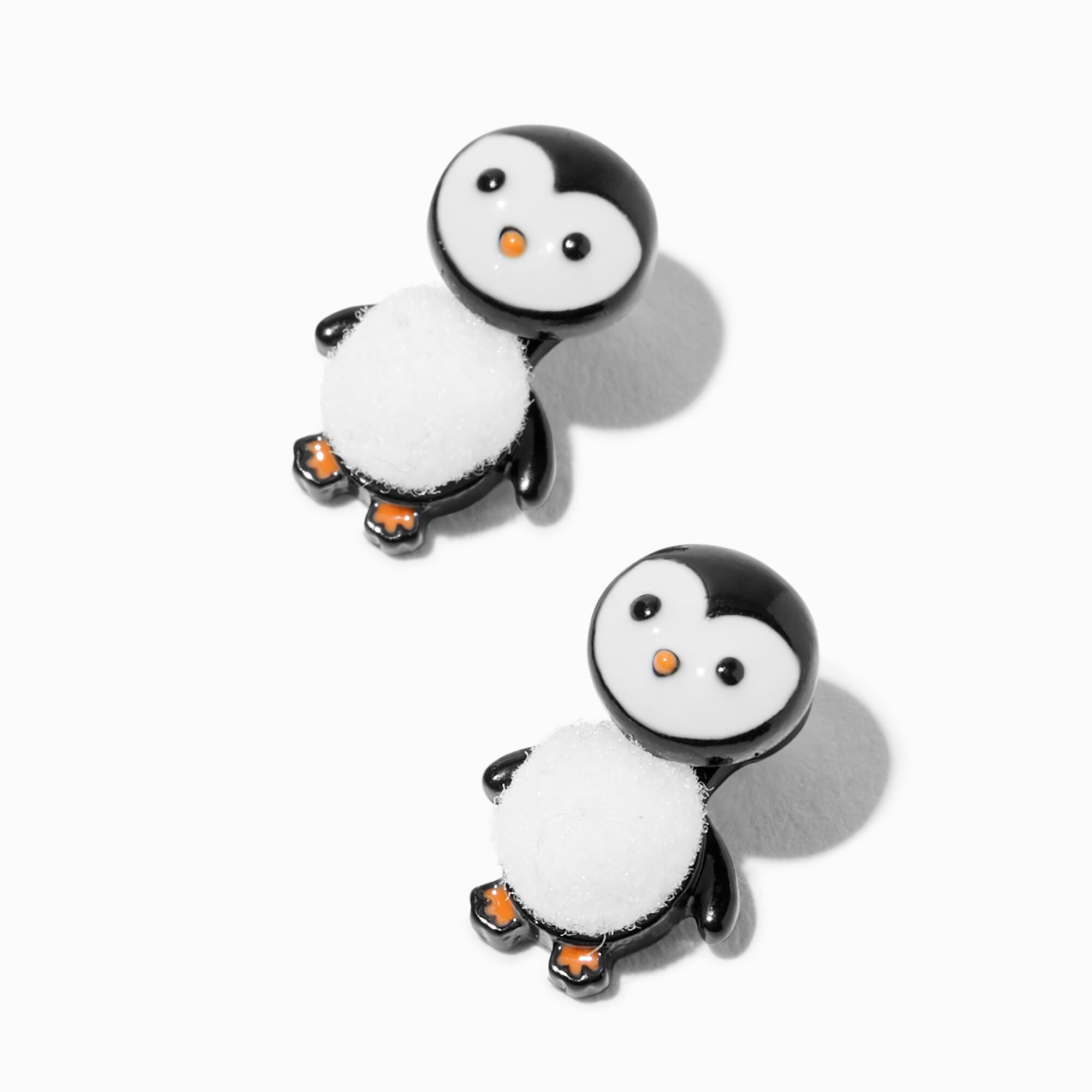 Penguin earrings claire's top