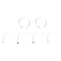 Mixed BioFlex&reg; Stud &amp; Hoop 20G Nose Rings - 6 Pack,