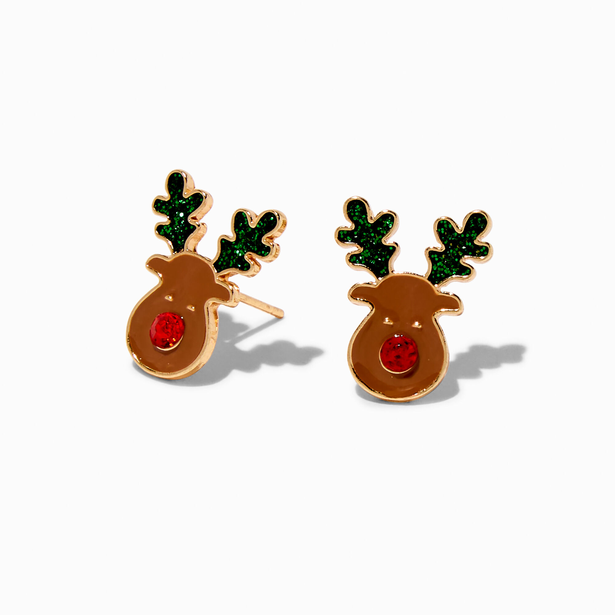 Reindeer stud earrings new arrivals