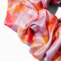 Giant Silky Pink Coral Hair Scrunchie,