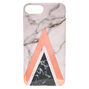 Coque de portable effet marbr&eacute; g&eacute;om&eacute;trique - Compatible avec iPhone 6/7/8 Plus,