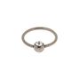 Silver-tone Titanium Cubic Zirconia 20G Cartilage Hoop Earring,