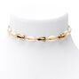 Gold Cowrie Shell Choker Necklace,