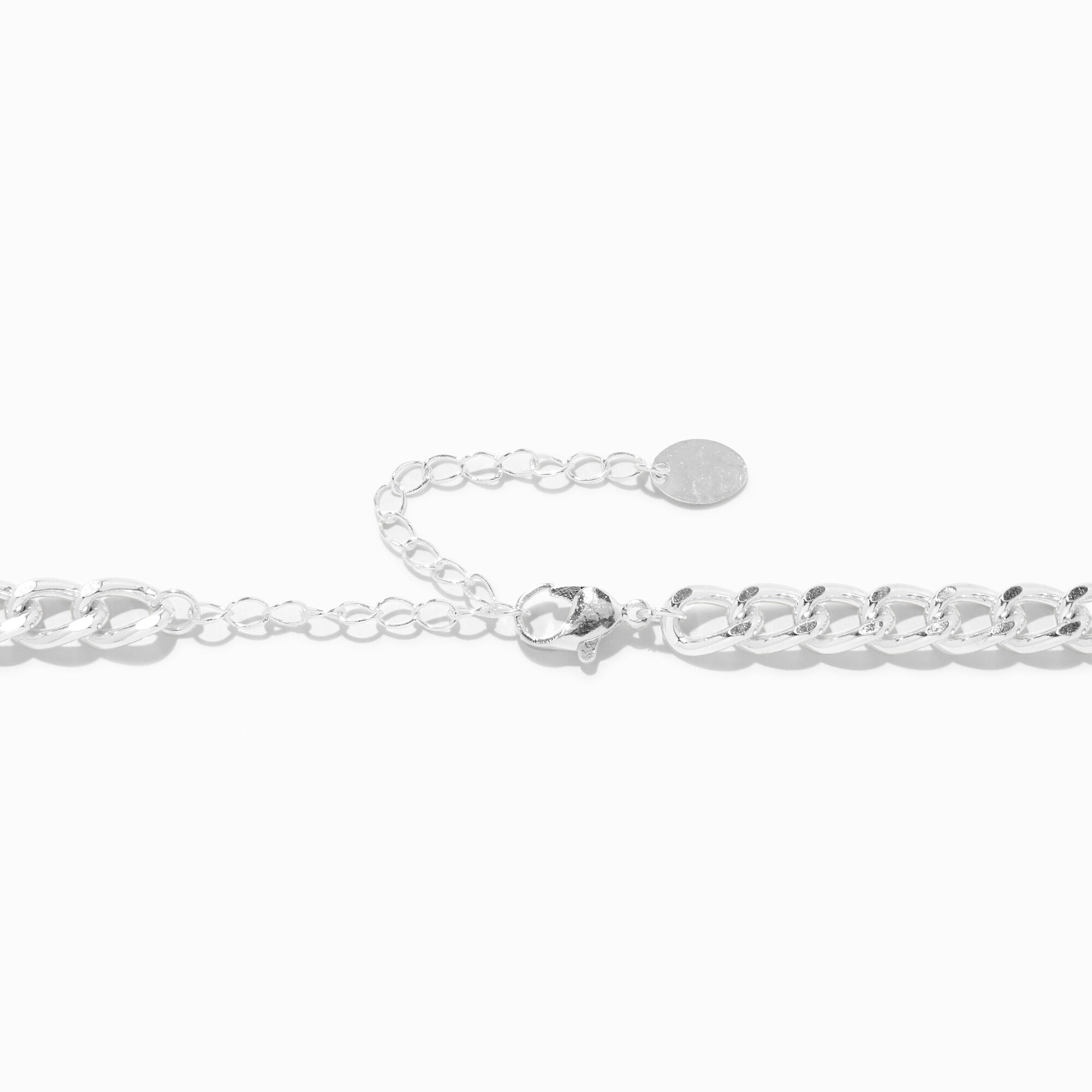 Silver Filigree Butterfly Choker Necklace,