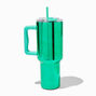 Green Chrome Stainless Steel Handled Tumbler,