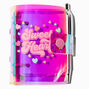 Valentine&#39;s Day &quot;Sweet Heart&quot; Clear Pink Mini Journal Notebook,