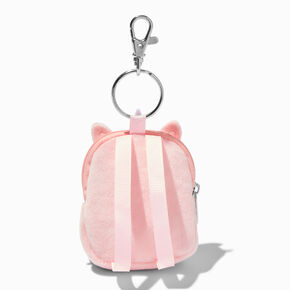 Pink Unicorn Mini Backpack Keychain,