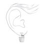 Silver Medium Hoop Earrings - 3 Pack,