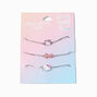 Hello Kitty&reg; 50th Anniversary Claire&#39;s Exclusive Silver-tone Bracelet Set - 3 Pack,