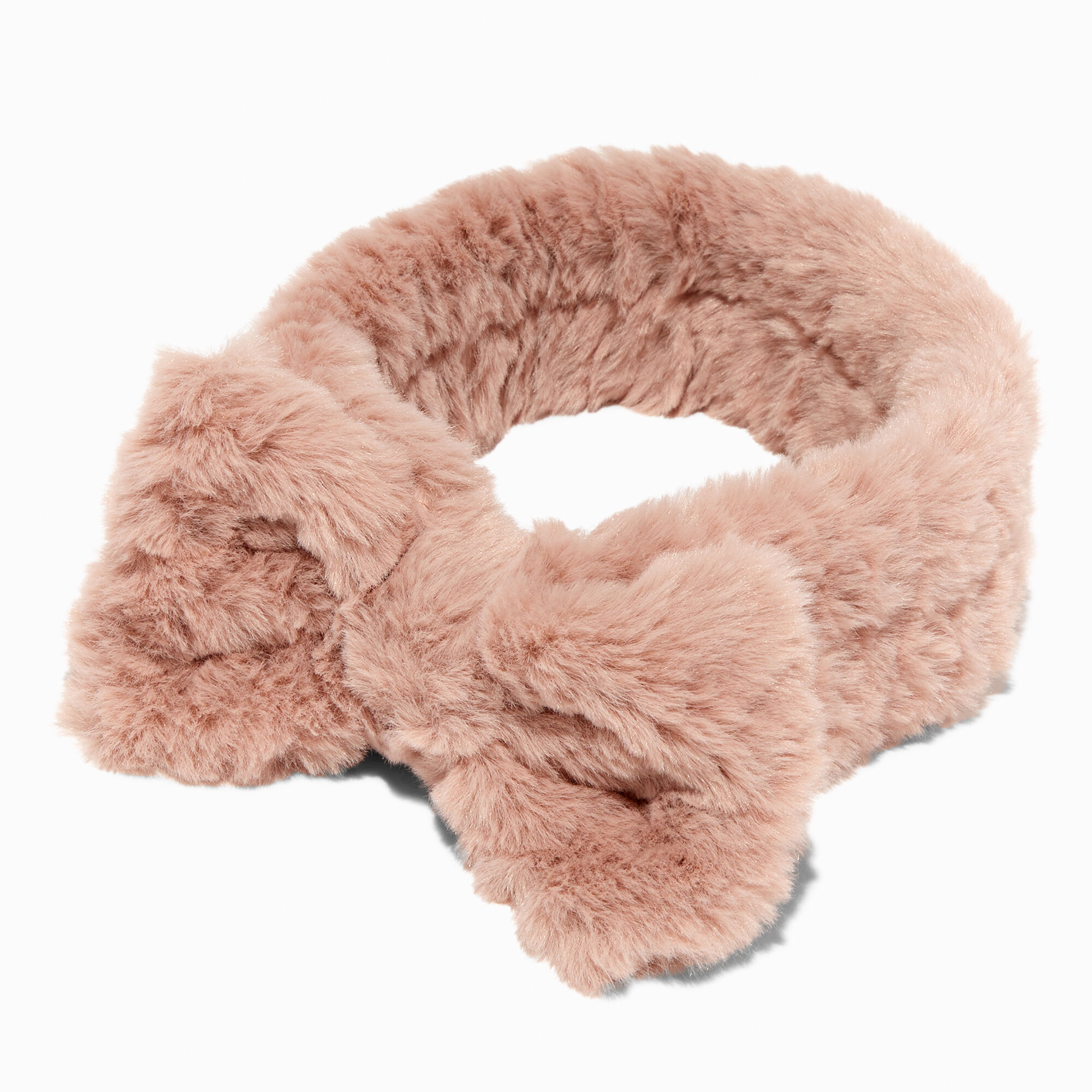 View Claires Nude Furry Makeup Bow Headwrap information