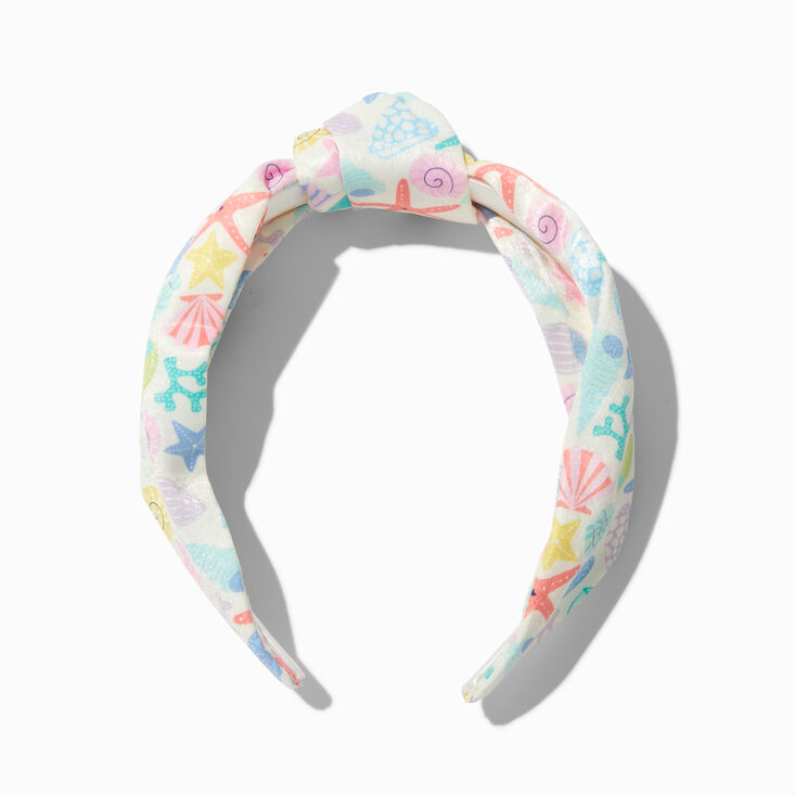 Claire&#39;s Club Seashell Knotted Headband,