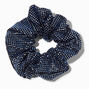 Blue Embellished Sparkle Hair Scrunchie,